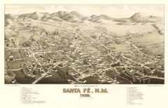Santa Fe, 1882. The railroad era.